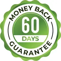 60-day money back guarantee badge